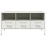 TV-Möbel aus kaltgewalztem Stahl in Weiß 100,5x39x50,5 cm von , TV-Möbel - Ref: Foro24-843041, Preis: 102,90 €, Rabatt: %