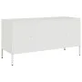 TV-Möbel aus kaltgewalztem Stahl in Weiß 100,5x39x50,5 cm von , TV-Möbel - Ref: Foro24-843041, Preis: 102,90 €, Rabatt: %