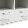 TV-Möbel aus kaltgewalztem Stahl in Weiß 100,5x39x50,5 cm von , TV-Möbel - Ref: Foro24-843041, Preis: 102,90 €, Rabatt: %