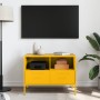 TV-Möbel aus kaltgewalztem Stahl in Senfgelb, 68x39x50,5 cm. von , TV-Möbel - Ref: Foro24-843048, Preis: 94,74 €, Rabatt: %