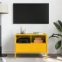 TV stand made of cold-rolled yellow mustard steel, measuring 68x39x50.5 cm. by , TV Furniture - Ref: Foro24-843048, Price: 79...
