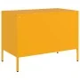 TV stand made of cold-rolled yellow mustard steel, measuring 68x39x50.5 cm. by , TV Furniture - Ref: Foro24-843048, Price: 79...