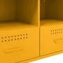 TV stand made of cold-rolled yellow mustard steel, measuring 68x39x50.5 cm. by , TV Furniture - Ref: Foro24-843048, Price: 79...