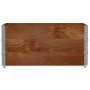 Solid pine wood planter in brown, 120x80 cm by , Pots and planters - Ref: Foro24-3295426, Price: 143,55 €, Discount: %