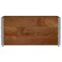 Solid pine wood planter in brown, 120x80 cm by , Pots and planters - Ref: Foro24-3295426, Price: 125,11 €, Discount: %