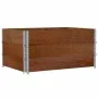 Solid pine wood planter in brown, 120x80 cm by , Pots and planters - Ref: Foro24-3295426, Price: 125,11 €, Discount: %