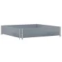 Solid gray pine wood planter 100x100 cm by , Pots and planters - Ref: Foro24-3295397, Price: 40,89 €, Discount: %