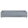 Massive Blumenkasten aus grauer Kiefer 100x100 cm von , Töpfe und Pflanzgefäße - Ref: Foro24-3295397, Preis: 51,70 €, Rabatt: %