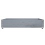 Massive Blumenkasten aus grauer Kiefer 100x100 cm von , Töpfe und Pflanzgefäße - Ref: Foro24-3295397, Preis: 51,70 €, Rabatt: %