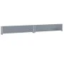 Solid gray pine wood planter 100x100 cm by , Pots and planters - Ref: Foro24-3295397, Price: 40,89 €, Discount: %