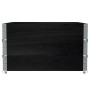 Massiver schwarzer Kiefernholz-Pflanzkübel 100x100 cm von , Töpfe und Pflanzgefäße - Ref: Foro24-3295432, Preis: 129,13 €, Ra...