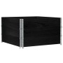 Massiver schwarzer Kiefernholz-Pflanzkübel 100x100 cm von , Töpfe und Pflanzgefäße - Ref: Foro24-3295432, Preis: 129,13 €, Ra...