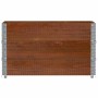 Solid pine wood planter in brown, 100x50 cm by , Pots and planters - Ref: Foro24-3295430, Price: 118,14 €, Discount: %