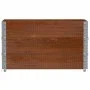Solid pine wood planter in brown, 100x50 cm by , Pots and planters - Ref: Foro24-3295430, Price: 101,16 €, Discount: %