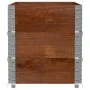 Solid pine wood planter in brown, 100x50 cm by , Pots and planters - Ref: Foro24-3295430, Price: 101,16 €, Discount: %