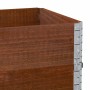 Solid pine wood planter in brown, 100x50 cm by , Pots and planters - Ref: Foro24-3295430, Price: 118,14 €, Discount: %