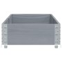 Massive Blumenkasten aus grauer Kiefer 150x50 cm von , Töpfe und Pflanzgefäße - Ref: Foro24-3295405, Preis: 54,62 €, Rabatt: %