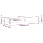 Solid gray pine wood planter 150x50 cm by , Pots and planters - Ref: Foro24-3295405, Price: 49,73 €, Discount: %