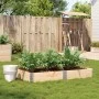 Jardinera de madera maciza de pino 150x100 cm de , Maceteros y jardineras - Ref: Foro24-3295411, Precio: 63,83 €, Descuento: %