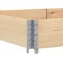 Jardinera de madera maciza de pino 150x100 cm de , Maceteros y jardineras - Ref: Foro24-3295411, Precio: 63,83 €, Descuento: %