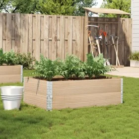 Solid pine wood planter 120x80 cm by , Pots and planters - Ref: Foro24-3295847, Price: 84,03 €, Discount: %