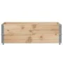 Solid pine wood planter 120x80 cm by , Pots and planters - Ref: Foro24-3295847, Price: 80,24 €, Discount: %