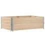 Solid pine wood planter 120x80 cm by , Pots and planters - Ref: Foro24-3295847, Price: 80,24 €, Discount: %