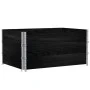 Solid black pine wood planter 120x80 cm by , Pots and planters - Ref: Foro24-3295424, Price: 102,33 €, Discount: %