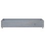 Solid gray pine wood planter 120x80 cm by , Pots and planters - Ref: Foro24-3295845, Price: 52,08 €, Discount: %
