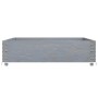 Solid gray pine wood planter 120x80 cm by , Pots and planters - Ref: Foro24-3295845, Price: 52,08 €, Discount: %
