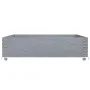 Solid gray pine wood planter 120x80 cm by , Pots and planters - Ref: Foro24-3295845, Price: 46,60 €, Discount: %