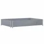 Solid gray pine wood planter 120x80 cm by , Pots and planters - Ref: Foro24-3295845, Price: 46,60 €, Discount: %
