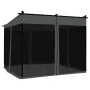 Pavillon mit Wänden aus anthrazitgrauem Stahlgitter 3x3 m. von , Zelte und Pavillons - Ref: Foro24-4003909, Preis: 346,53 €, ...
