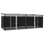 Pavillon mit cremefarbenen Stahl-Gitterwänden 6x3 m von , Zelte und Pavillons - Ref: Foro24-4003914, Preis: 484,44 €, Rabatt: %