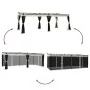 Gazebo with cream steel mesh walls 6x3 m by , Tents and gazebos - Ref: Foro24-4003914, Price: 512,40 €, Discount: %