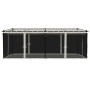 Gazebo with cream steel mesh walls 6x3 m by , Tents and gazebos - Ref: Foro24-4003914, Price: 484,44 €, Discount: %