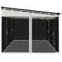 Gazebo with cream steel mesh walls 6x3 m by , Tents and gazebos - Ref: Foro24-4003914, Price: 512,40 €, Discount: %