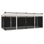 Gazebo with cream steel mesh walls 6x3 m by , Tents and gazebos - Ref: Foro24-4003914, Price: 512,40 €, Discount: %