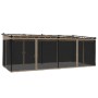 Pavillon mit taupefarbenen Stahlgitterwänden 6x3 m von , Zelte und Pavillons - Ref: Foro24-4003916, Preis: 484,19 €, Rabatt: %