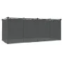 Cenador con cortinas acero gris antracita 6x3 m de , Carpas y cenadores - Ref: Foro24-4003921, Precio: 483,77 €, Descuento: %