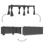 Gazebo with anthracite gray steel curtains 6x3 m by , Tents and gazebos - Ref: Foro24-4003921, Price: 503,37 €, Discount: %