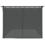 Gazebo with anthracite gray steel curtains 6x3 m by , Tents and gazebos - Ref: Foro24-4003921, Price: 503,37 €, Discount: %
