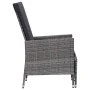 2-teiliges Gartenmöbel-Set und graue synthetische Rattankissen von vidaXL, Gartensets - Ref: Foro24-310233, Preis: 132,22 €, ...