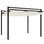 Garden gazebo with retractable cream aluminum roof 3x3 m by , Tents and gazebos - Ref: Foro24-4003968, Price: 466,89 €, Disco...