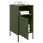 Nachttisch aus olivgrünem Stahlblech 36x39x68 cm von , Nachttische - Ref: Foro24-843074, Preis: 74,57 €, Rabatt: %