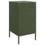Nachttisch aus olivgrünem Stahlblech 36x39x68 cm von , Nachttische - Ref: Foro24-843074, Preis: 74,57 €, Rabatt: %
