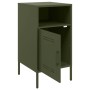 Nachttisch aus olivgrünem Stahlblech 36x39x68 cm von , Nachttische - Ref: Foro24-843074, Preis: 74,57 €, Rabatt: %