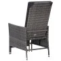 2-teiliges Gartenmöbel-Set und graue synthetische Rattankissen von vidaXL, Gartensets - Ref: Foro24-310233, Preis: 132,22 €, ...