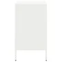 Nachttisch aus kaltgewalztem Stahl in Weiß 36x39x68 cm von , Nachttische - Ref: Foro24-843076, Preis: 63,91 €, Rabatt: %