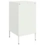 Nachttisch aus kaltgewalztem Stahl in Weiß 36x39x68 cm von , Nachttische - Ref: Foro24-843076, Preis: 63,91 €, Rabatt: %